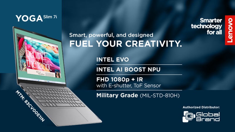 নতুন প্রজন্মের এআই ও প্রিমিয়াম ডিজাইনের ল্যাপটপ এনেছে লেনোভো